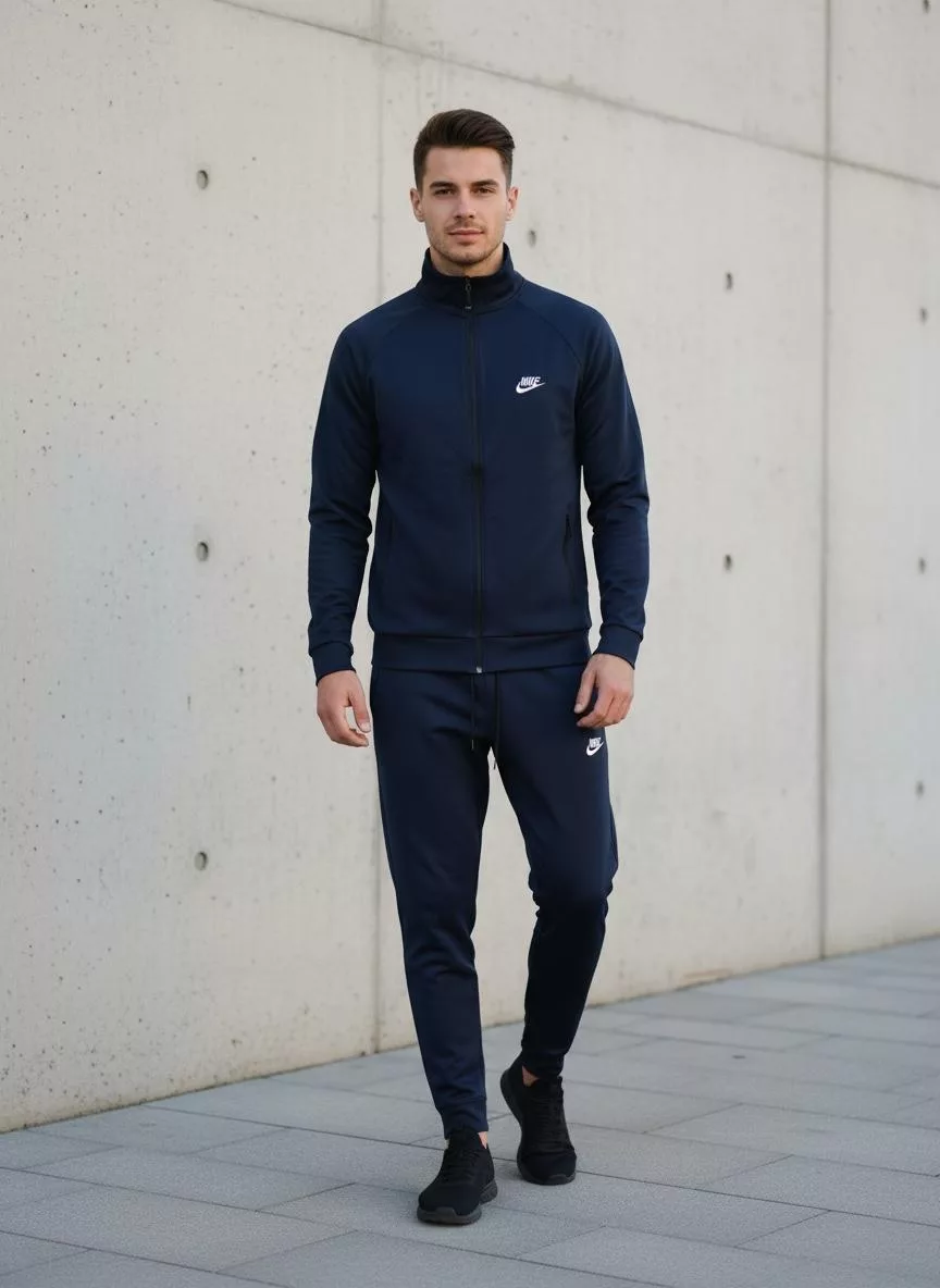 SPORTSWEAR muška trenerka bez kapuljače - teget