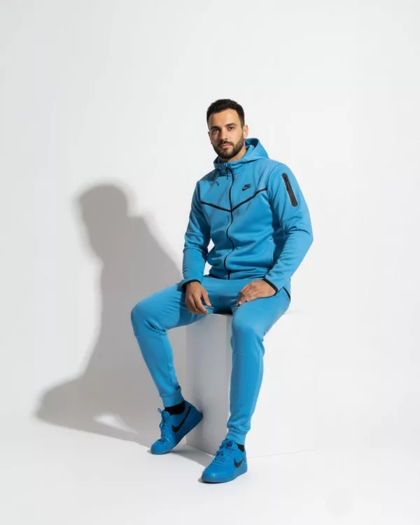 SPORTSWEAR TECH FLEECE muška trenerka sa kapuljačom - svetlo plava